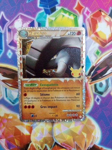 Carte pokemon donphan 107 - carte,