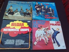 LOT DE 4 X 33 TOURS CHAUSSETTES NOIRES,FANTOMES,PIRATES,INSTRUMENTAUX