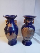 vase asiatique x 2 en faience