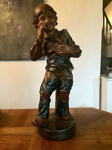 Ancienne jolie sculpture en - et,