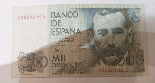 Billet espagne 1000 pesetas - pesetas, 23