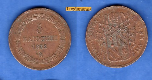 Italie italia baiocchi - italie, 1852