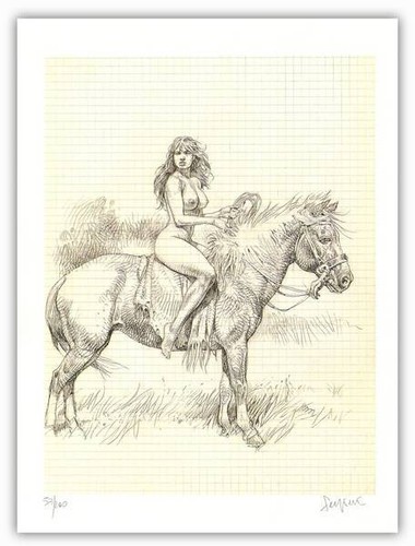 Affiche lithographie serpieri - lithographie,