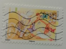 TIMBRE FRANCE LA MUSIQUE D'UNE HARPE ET D'UNE LYRE LES SENS L’OUIE