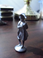 Unique Small Pewter Colonial