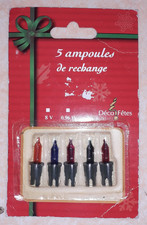 5 ampoules de rechange pour