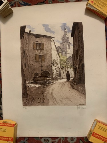 Lithographie johanny drevet - johanny,