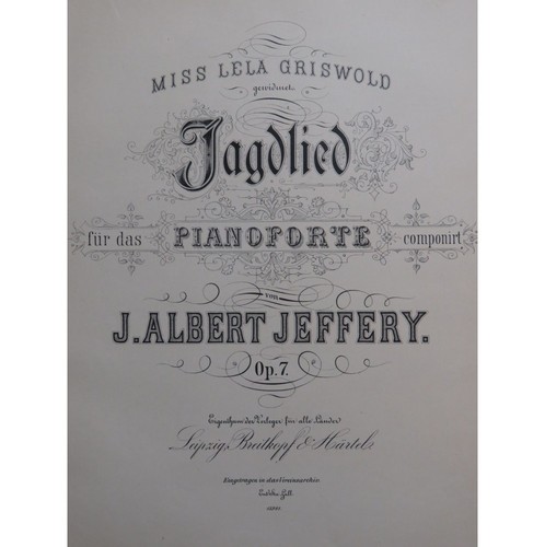 Jeffery albert jagdlied op - j.,