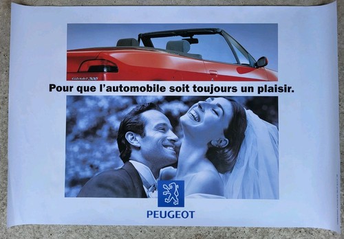 Affiche peugeot 306 cabriolet - affiche,