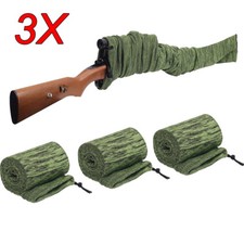 3pcs 54 Pouces Étui Silicone Traité Fusil De Chasse Housse Protection Stockage