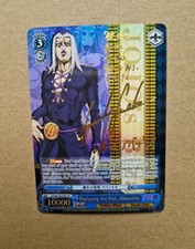 Carte Replaying the past, Abbacchio - SP (Gold Signature) JoJo's Bizarre. Golden