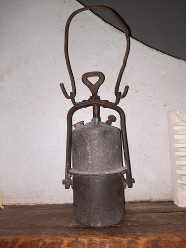 Lampe mineur ancienne - de,
