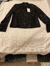 Magnifique haut   Sequins noir