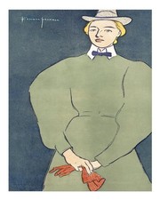 Élégante affiche vintage art