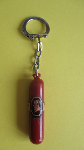 Porte clé vintage saucisson - porte,