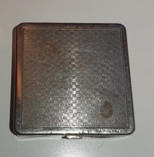 Ancien Poudrier Métal Argenté. Coty Paris France 