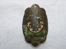 Plaque velo anglais - plaque,