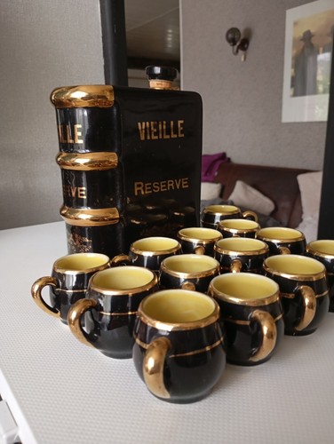 Ancien service liqueur - service,