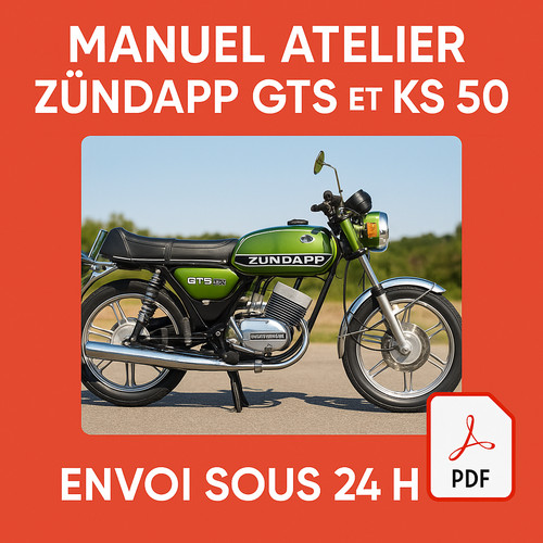 Manuel atelier zundapp gts - atelier, et