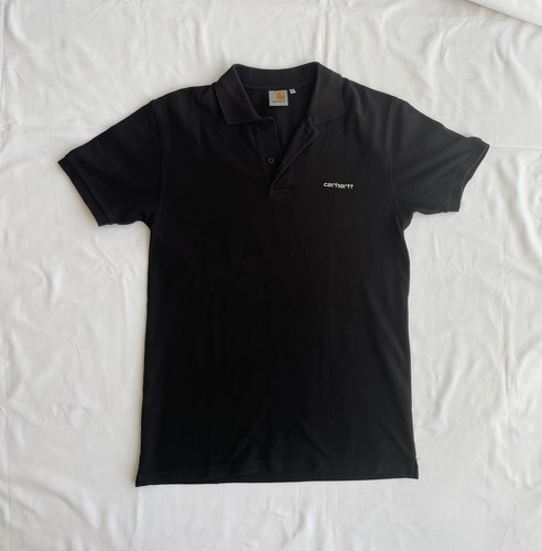 Polo noir logo - , blanc