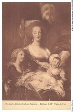 ATBP10-0780-SALON-DE-COLLECTIONS - MARIE ANTOINETTE et ses enfants - Tableau d