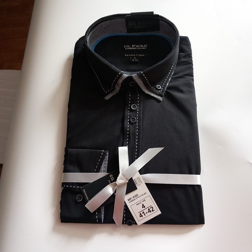 Chemise pour homme noire - *, &