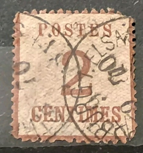 Alsace lorraine timbre 2a - n°,
