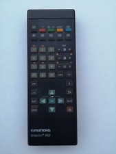 Télécommande VINTAGE télévision TV  GRUNDIG telepilot 663 + cache pile 