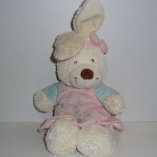 Doudou Lapin Tex - Rose Bleu