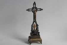 Christ en croix bronze Empire