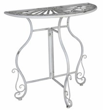 Table Console Blanche Table En