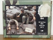 VERLINDEN 1/35 "Bailing Out" US Tank Crew WW II 2 Figurines 1573 set 1