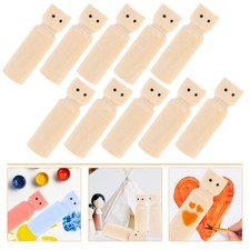 10pcs Blank Peg Dolls DIY