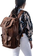 16 " Homme Cuir Vintage Sac à