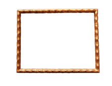 Cadre doré art déco, motifs