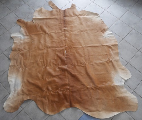 Tapis peau vache marron - tapis, de