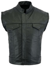Gilet En Cuir Pour Homme Style