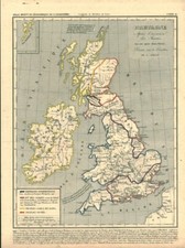 Gravure ancienne carte