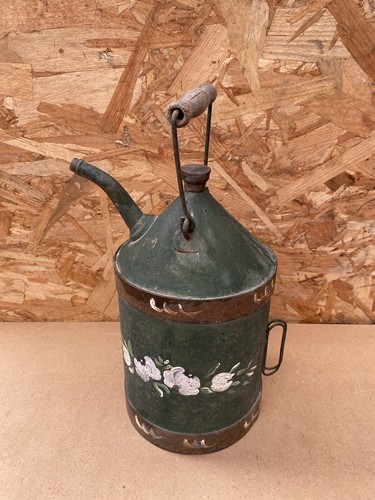 Ancien broc bidon huile - broc,