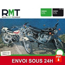 Revue Moto Technique 23 Yamaha TY125 Suzuki GT750 RMT Format PDF CD Envoi 24h !