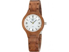 Montre Solaire Femmes ett Drive Horloge en Bois 3Bar Osoyoos ELW-12126-42SET