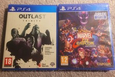 lot jeux playstation 4 Marvel Vs Capcom Sous Blister Et Outlast Trinity