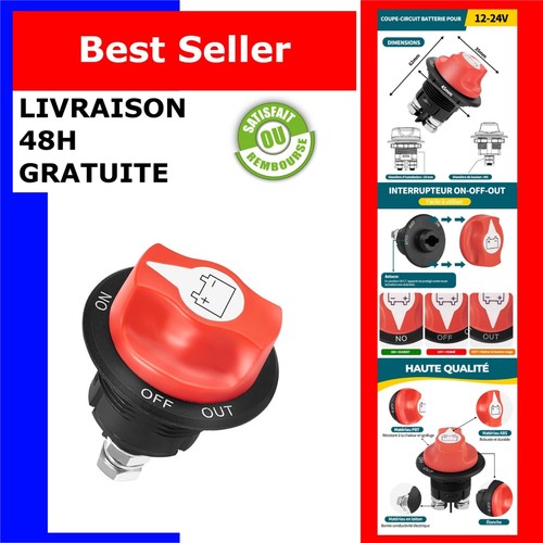 Coupe circuit batterie 12v - coupe-circuit,