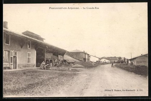 Cpa passavant argonne la - passavant-en-argonne,,