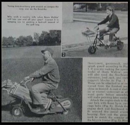 Hunting motor scooter 1962 - hunting,