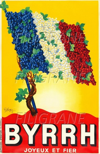 Byrrh apéritif rsha poster - byrrh,