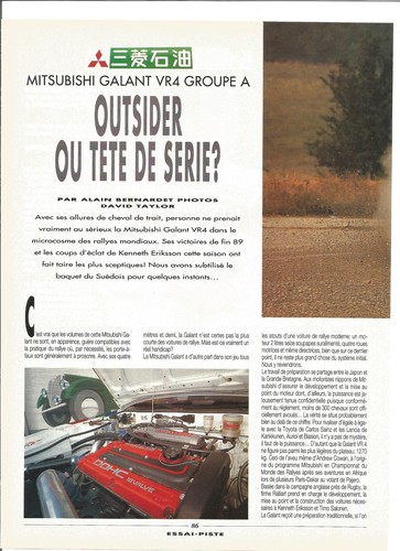 Essai article mitsubishi - essai,
