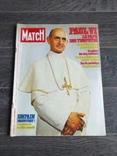 Paris Match n°1525 - du 18 août 1978 - Le pape Paul VI / Empain