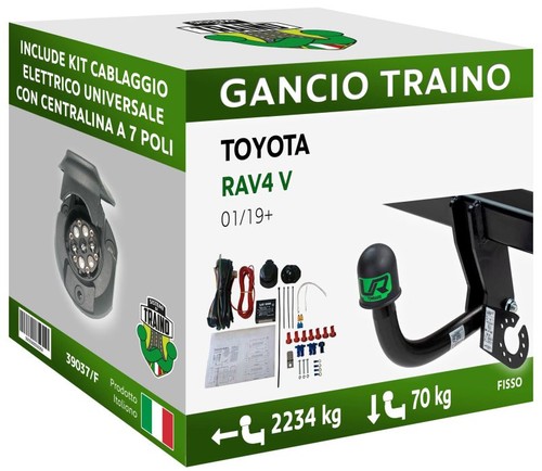 Attelage fixe pour toyota rav4 - attelage,