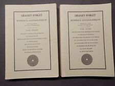 GRASSET D'ORCET Matériaux cryptographiques 2 t.  Esotérisme Mythologie Française